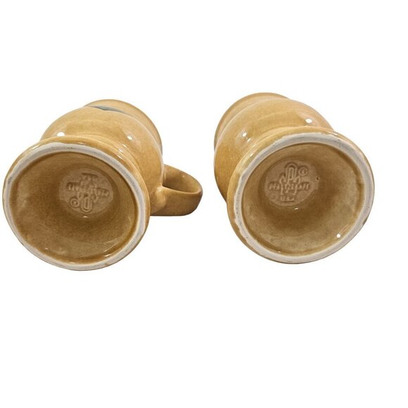 Pfaltzgraff America MAFA Folk Art Pedestal 9 Oz Footed Stoneware Mug – Set of 2 - Picture 10 of 16